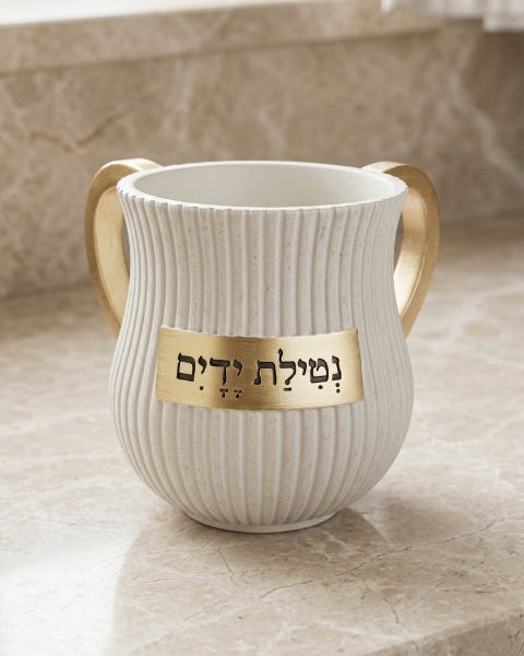 נטלה מהודרת מפולימר טקסטורת אבן